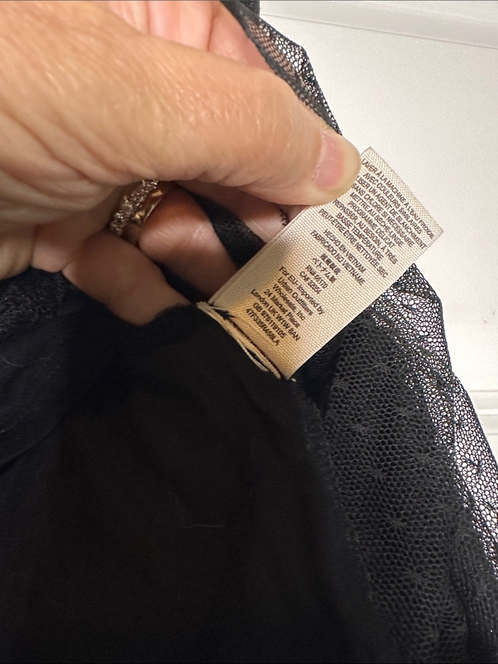 Free People Dotted black tutu skirt SzLarge - Picture 6 of 8
